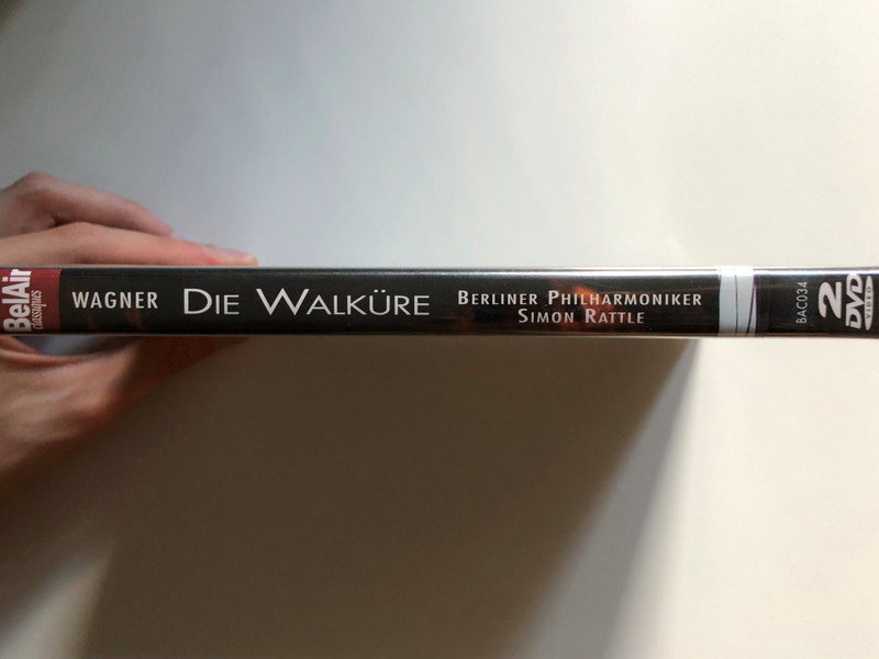 Wagner: Die Walkure (The Valkyrie) 2 DVD Set / SALZBURG EASTER FESTIVAL / BERLIN PHILHARMONIC ORCHESTRA / Conductor: SIR SIMON RATTLE / Directed for HDTV and video by DON KENT / DVD (3760115300347)