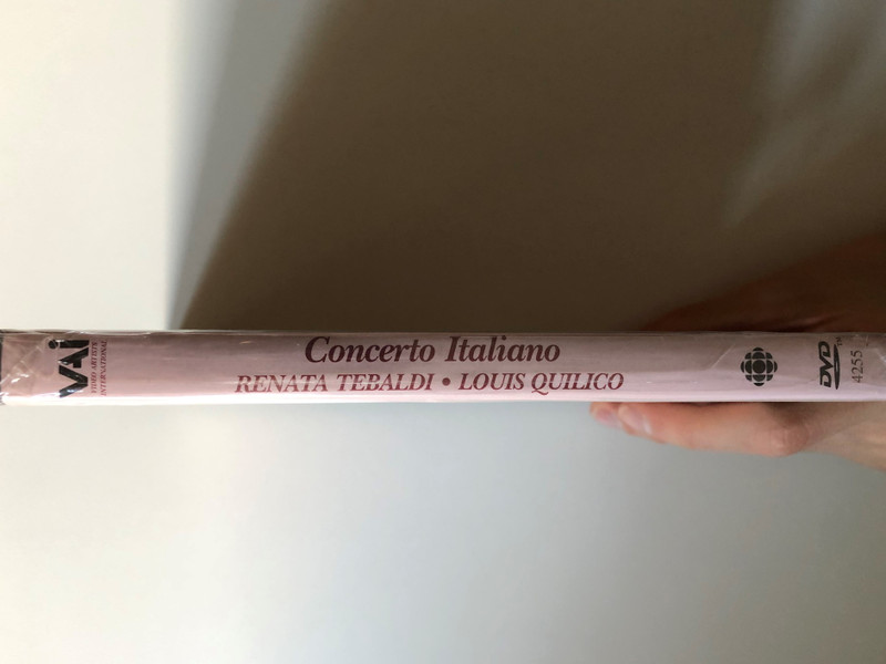Renata Tebaldi and Louis Quilico: Concerto Italiano / Ernesto Barbini, CBC Festival Orchestra / Ernesto Barbini, conductor / Packaging and Design © 2004 Video Artists International, Inc. / DVD (08994842559)