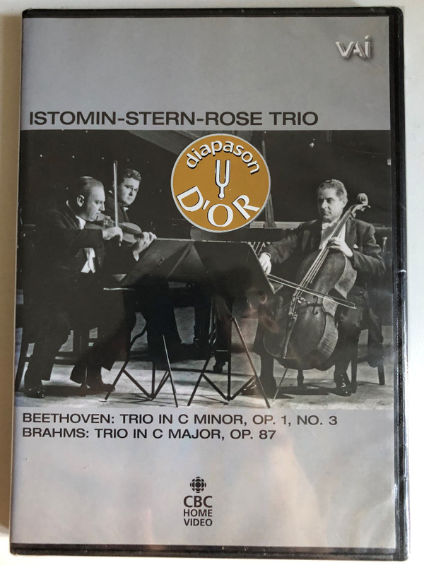 The Istomin-Stern-Rose Trio: Trios by Beethoven and Brahms / The Bell Telephone Hour Orchestra, Conductor: Donald Voorhees / Saint-Saëns: Introduction and Rondo Capriccioso / Production of Henry Jaffe Enterprises, Inc / DVD (089948433798)