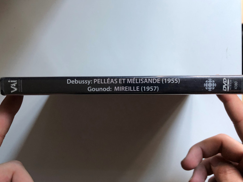 GOUNOD: MIREILLE (Abridged),DEBUSSY: PELLEAS ET MELISANDE (Act Two) / Radio-Canada Orchestra / Jean Beaudet, conductor-orchestra leader / PACKAGING, DESIGN AND DVD AUTHORING 2006 VIDEO ARTISTS INTERNATIONAL, INC. / DVD (0089948438090)