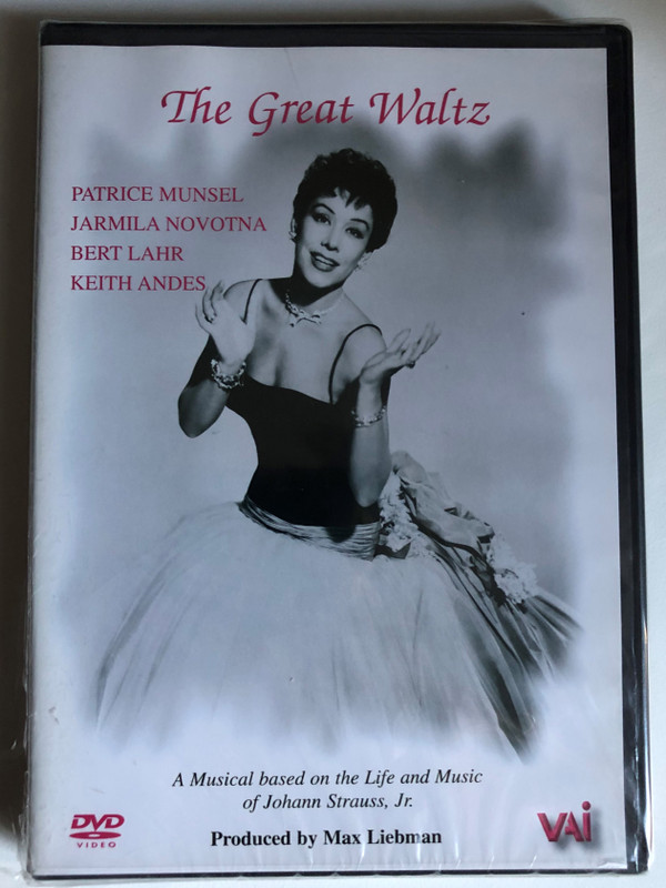 The Great Waltz: A Musical Based on the Life and Music of Johnann Strauss, Jr. / A Musical based on the Life and Music / Charles Sanford, conductor / Live telecast of November 5, 1955 / Produced by Max Liebman / DVD (089948424994)