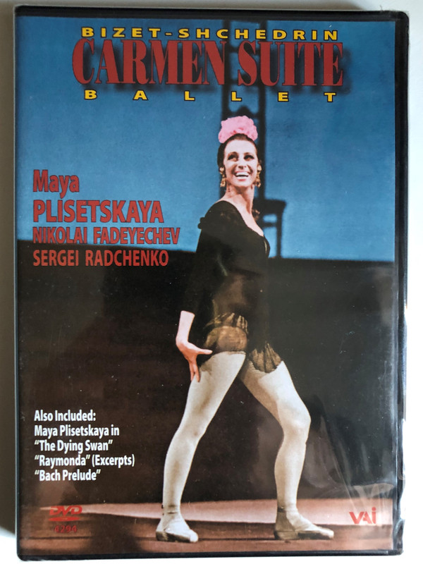 Bizet-Shchedrin: Carmen Suite Ballet / The Bolshoi Theater Orchestra Gennadi Rozhdestvensky / Maya Plesetskaya, Nicolai Fadeyechev, Sergei Radchenko / Packaging, design and DVD authoring © 2004 Video Artists International, Inc. / DVD (08994842949)