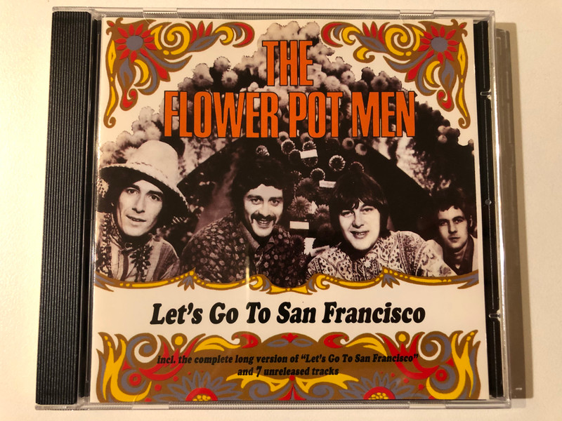 The Flower Pot Men – Let's Go To San Francisco / Incl. the complete long version of ''Let's Go To San Francisco'' and 7 unreleased tracks / Repertoire Records Audio CD 1993 / REP 4344-WZ