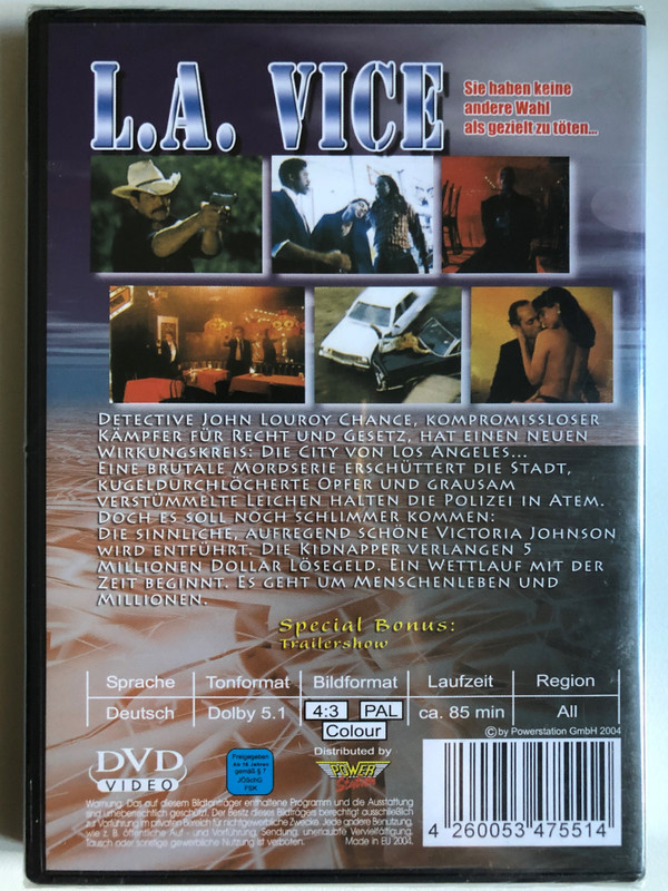 L.A. Vice  Sie haben keine andere Wahl als gezielt zu töten....  WILLIAM SMITH, TANYA MICHELLE, LAWRENCE HILTON-JACOBS  DVD Video (4260053475514)