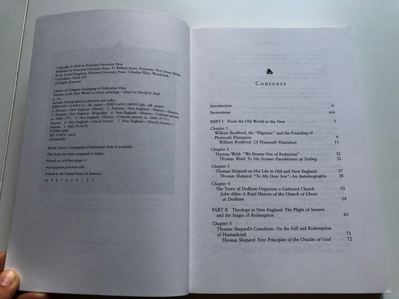 Puritans in the New World: A Critical Anthology / Princeton University Press, 2004 / Paperback (9780691114095)