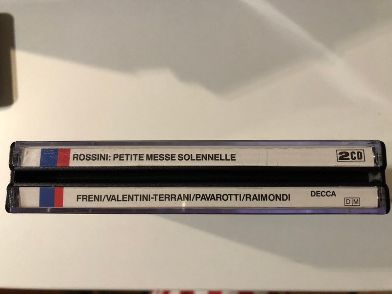 Rossini: Petite Messe Solennelle - Freni, Pavarotti, Valentini-Terrani, Raimondi / Decca 2x Audio CD 1989 / 421 645-2