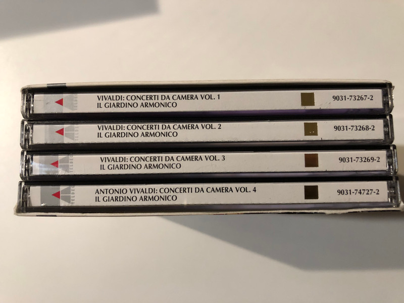 Antonio Vivaldi: Concerti Da Camera (Complete Recording) - Il Giardino Armonico / Das Alte Werk / Teldec 4x Audio CD, Box Set / 9031-77040-2