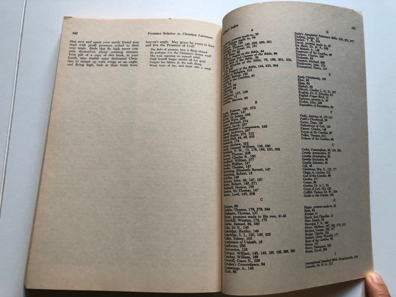 All the Promises of the Bible - Herbert Lockyer  Discover more than 8,000 Bible promises  Explore a virtual encyclopedia of information  Apply the promises to your life today  Zondervan, 1990  Paperback (9780310281313)