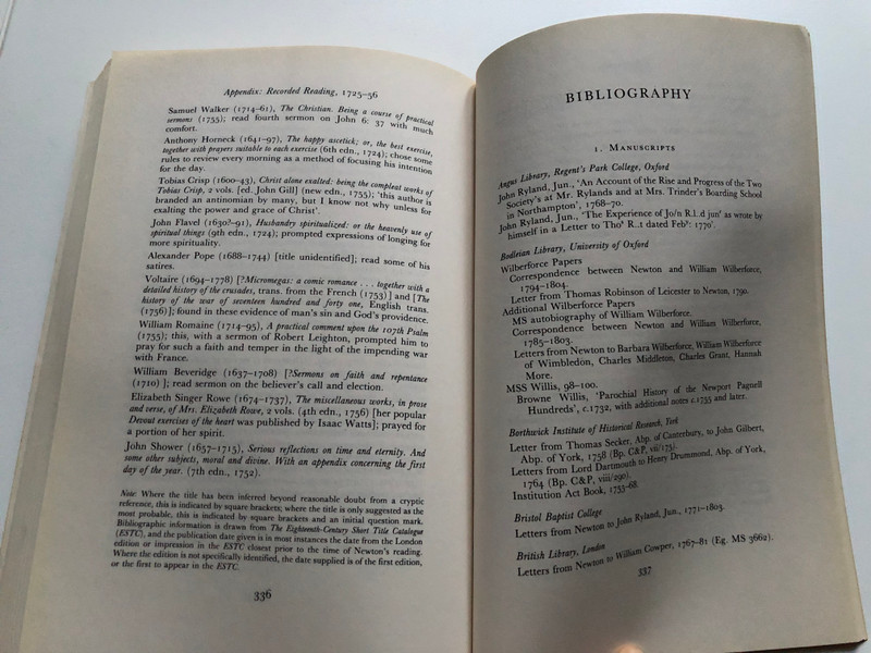 John Newton and the English Evangelical Tradition: Between the Conversions of Wesley and Wilberforce / D. Bruce Hindmarsh / Wm. B. Eerdmans-Lightning Source, 2001 / Paperback (9780802847416)