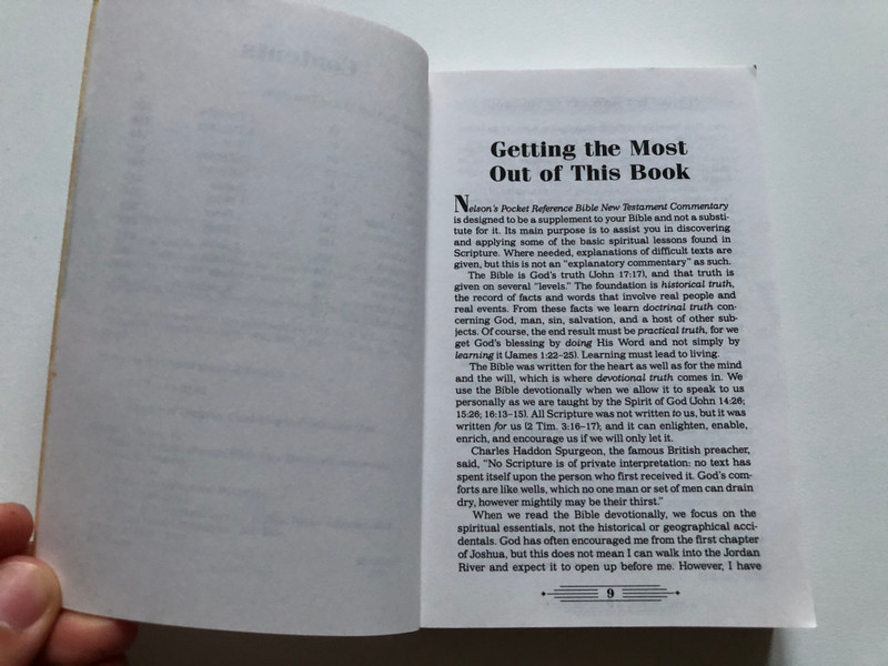 Bible Commentary New Testament - Nelson's Pocket Reference Series  Warren Wiersbe  Nelson Reference & Electronic Pub, 2000  Paperback (9780785242680)