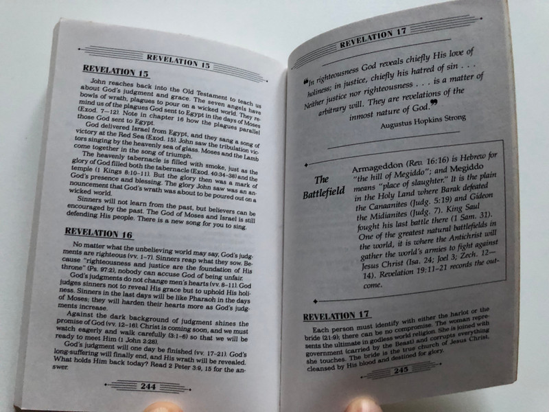 Bible Commentary New Testament - Nelson's Pocket Reference Series  Warren Wiersbe  Nelson Reference & Electronic Pub, 2000  Paperback (9780785242680)
