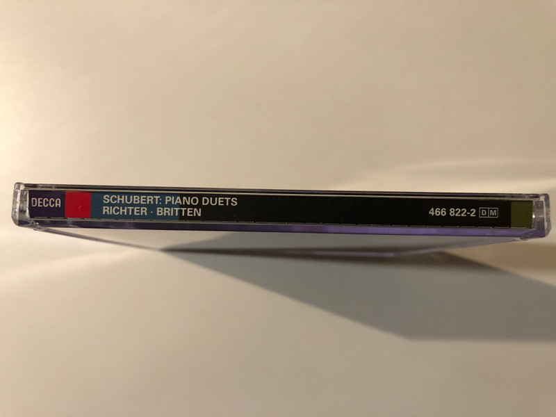 Sviatoslav Richter, Benjamin Britten: Britten at Aldeburgh - Schubert: Piano Duets; Fantasy, D 940; Variations, D 813; Grand Duo, D 812 / Decca Audio CD 2000 / 466 822-2