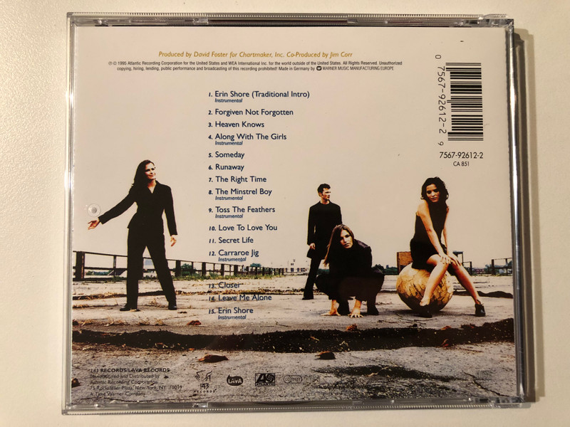 The Corrs – Forgiven, Not Forgotten / 143 Records Audio CD 1995 / 7567-92612-2