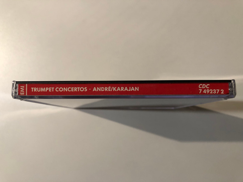 Vivaldi, Telemann, L. Mozart, Hummel - Trumpet Concertos - Maurice André, Berliner Philharmoniker, Herbert Von Karajan / EMI Audio CD 1988 Stereo / CDC 7 49237 2