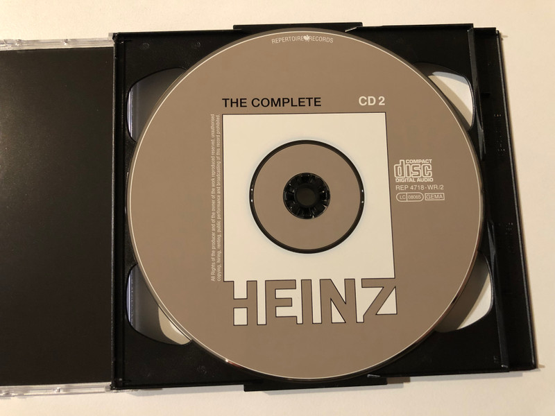 Heinz – The Complete Heinz / Repertoire Records 2x Audio CD 1999 / REP 4718-WR