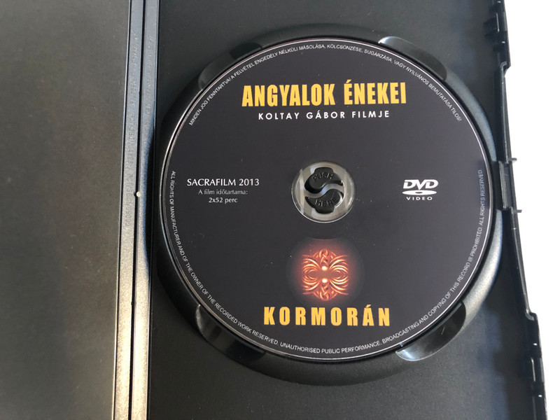 Kormorán – Angyalok Énekei  Arranged and conducted by the Magyar Rádió Symphony Orchestra  Dance Theater Papadimitriu  Kormorán Friends Circle (KOBAK) József Szőnyi  DVD (kormoran)