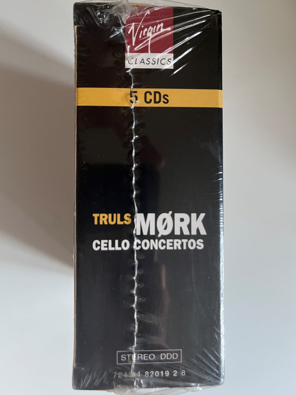 Truls Mørk: Cello Concertos - Haydn, Dvořák, Tchaikovsky, Prokofiev, Miaskovsky, Shostakovich, Kernis / Virgin Classics 5x Audio CD, Box Set 2004, Stereo / 724348201928