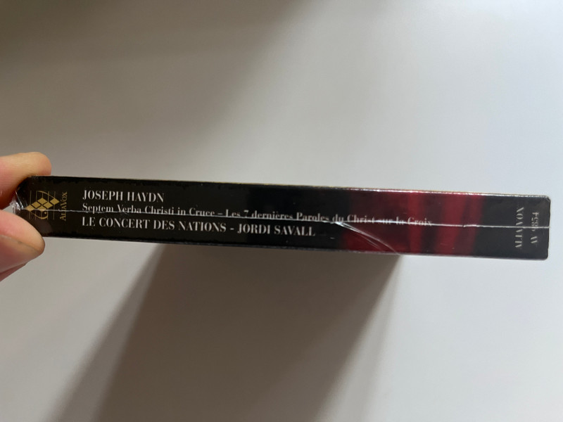 Joseph Haydn - Septem Verba Christi In Cruce; Le 7 Ultime Paroles di Cristo Sulla Croce. Versione Originale Per Orchestra - Le Concert Des Nations, Jordi Savall, Testi originali di Raimon Panikkar, Jose Saramago / Alia Vox Audio CD 2007 / AV 9854