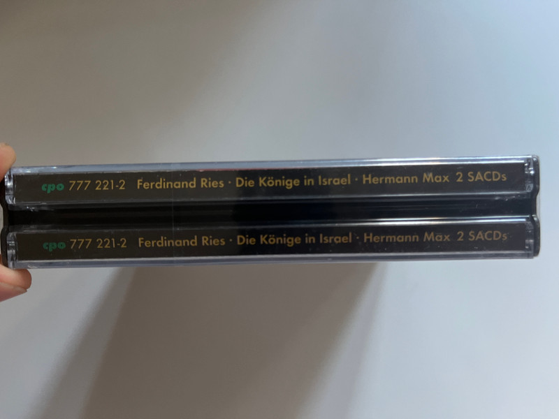Ferdinand Ries: Die Könige In Israel - Gramß, Romberger, Schäfer, van der Kamp, Rheinische Kantorei, Das Kleine Konzert, Hermann Max / cpo 2x Hybrid Disc 2007 / 777 221-2