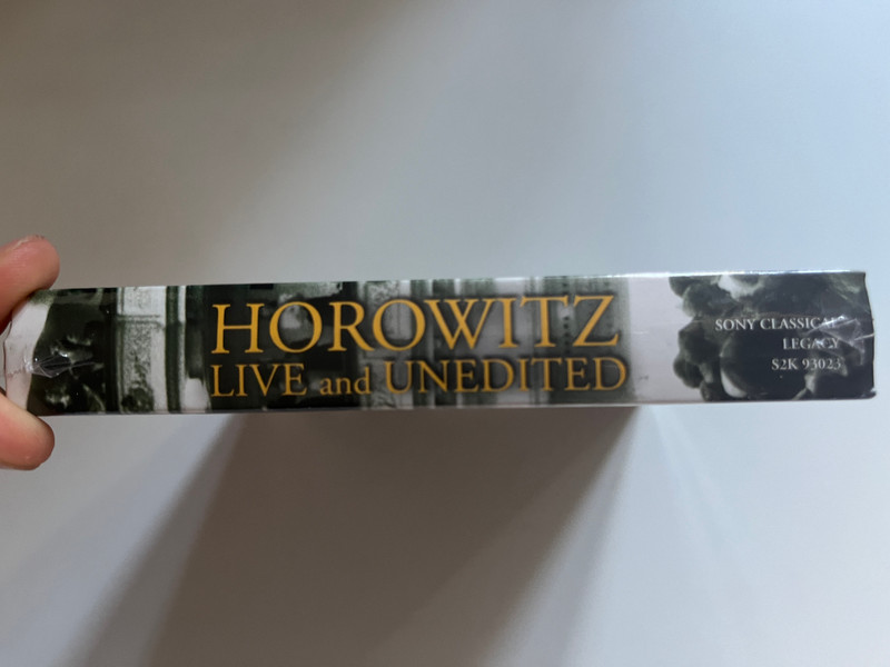 Horowitz Live And Unedited - The Historic 1965 Carnegie Hall Return Concert / Sony Classical 2x Audio CD + DVD CD 2003 / S2K 93023