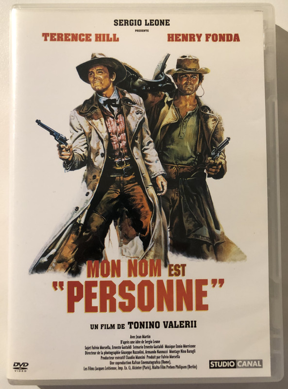 Mon nom est Personne  UN FILM DE TONINO VALERII  SERGIO LEONE PRESENTE TERENCE HILL, HENRY FONDA  Studio Canal  DVD Video (3259130237559)