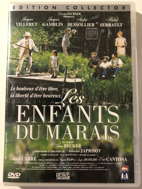 Les ENFANTS DU MARAIS  UN FILM DE Jean BECKER  EDITION COLLECTOR  Le bonheur d'être libre, la liberté d'être heureux.  DVD Video (3475001004451)