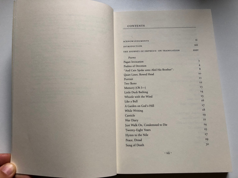 Foamy Sky the Major Poems of Miklos Radnoti  SELECTED AND TRANSLATED by ZSUZSANNA OZSVÁTH AND FREDERICK TURNER  Lockert Library of Poetry in Translation  Princeton University Press, 1992  Paperback (9780691015309)