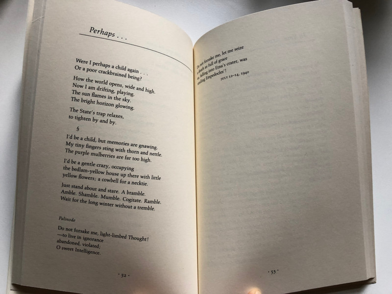 Foamy Sky the Major Poems of Miklos Radnoti  SELECTED AND TRANSLATED by ZSUZSANNA OZSVÁTH AND FREDERICK TURNER  Lockert Library of Poetry in Translation  Princeton University Press, 1992  Paperback (9780691015309)