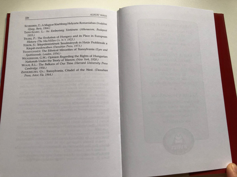 IGAZSÁGOT ERDÉLYNEK! Dokumentumgyűjtemény  WASS ALBERT  JUSTICE FOR TRANSYLVANIA! A documentary  Kráter Műhely Egyesület, 2006  Paperback (9637329889)