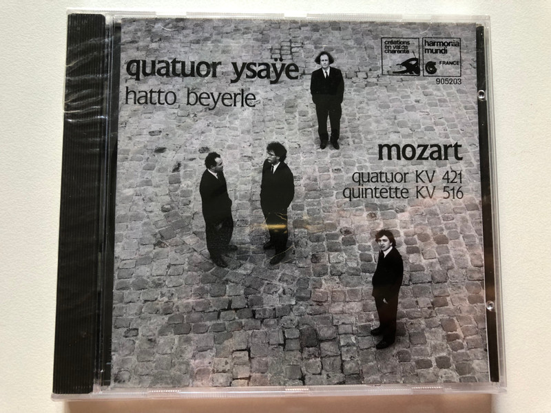 Quatuor Ysaÿe - Mozart: Quatuor KV 421, Quintette KV 516 - Hatto Beyerle / Créations En Val De Charente / Harmonia Mundi France Audio CD 1989 / HMC 905203
