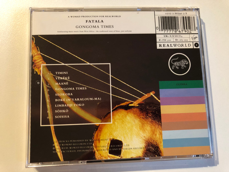 Fatala – Gongoma Times / Real World Records Audio CD 1993 / RWMCD 4