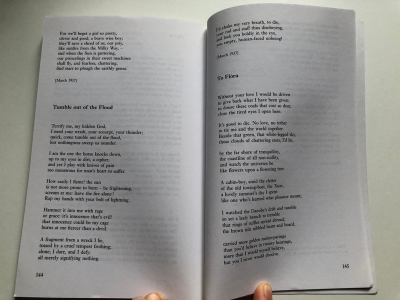 The Iron-Blue Vault Selected Poems  Author Attila József  translated by ZSUZSANNA OZSVÁTH & FREDERICK TURNER  Bloodaxe Books, 1999  Paperback (1852245034)