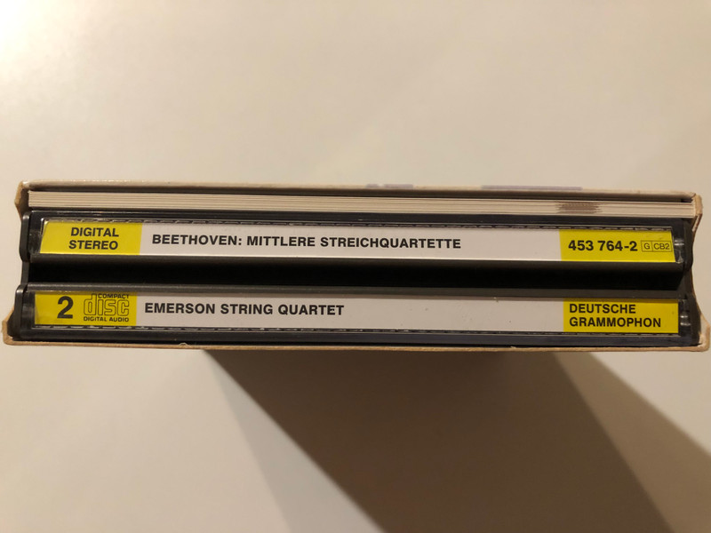Mittlere Streichquartette = The Middle Quartets = Les Quartuors De La Période Médiane / Complete Beethoven Edition – Vol. 12 / Deutsche Grammophon 2x Audio CD 1997 Stereo / 453 764-2