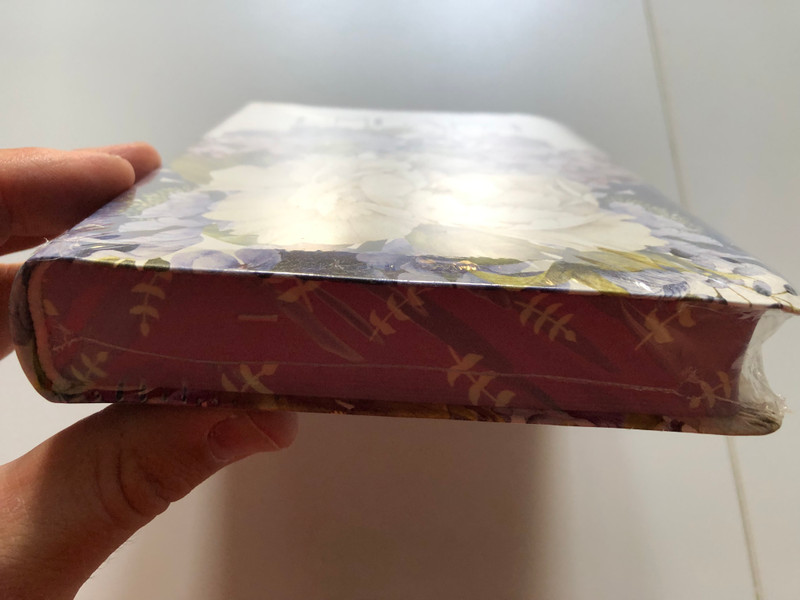 Біблія з індексом і квітковим візерунком  м'яка, замінник шкіри  Cover is Leather Substitute With Floral Pattern  With Index  Ukrainian Bible Society (9789664121054)