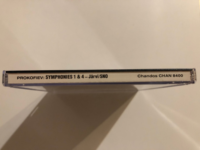 Prokofiev - Symphony No.1 In D Op.25, 'Classical'; Symphony No.4, Op.112 (Revised 1947 Version) - Scottish National Orchestra, Neeme Järvi conductor / Chandos Audio CD 1985 / CHAN 8400