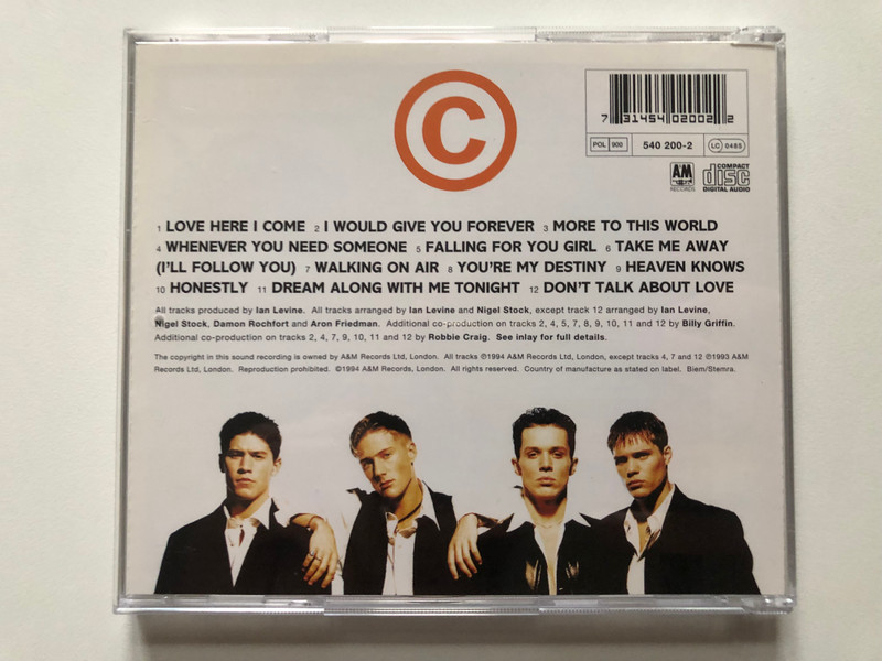 Bad Boys Inc. / A&M Records Audio CD 1994 / 540 200-2