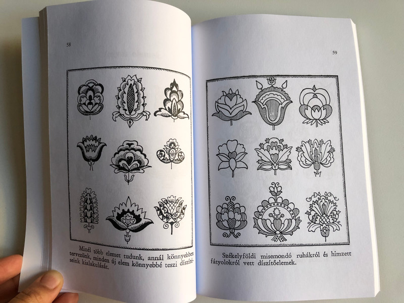A magyar díszítés alapformái - mintagyűjtemény (Basic forms of Hungarian decoration - sample collection) by Tóth István / Author provides a guide for the individual use of the samples / Published by Tinta Könyvkiadó (9789634093398)