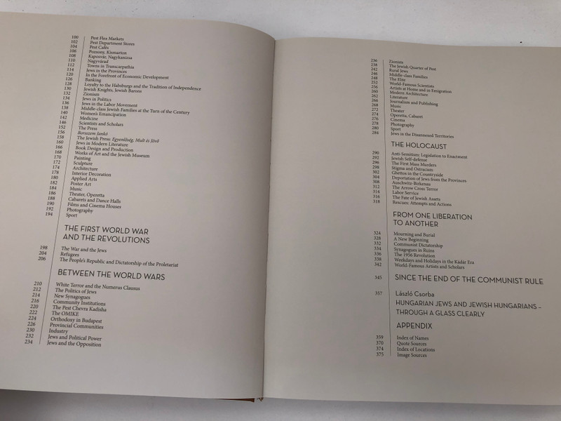 An Illustrated History of the Jews in Hungary / szerk. Jalsovszky Katalin / KATALIN JALSOVSZKY - EMŐKE TOMSICS - ZSUZSANNA TORONYI / Vince Kiadó, 2019 / Paperback (9789633030837)