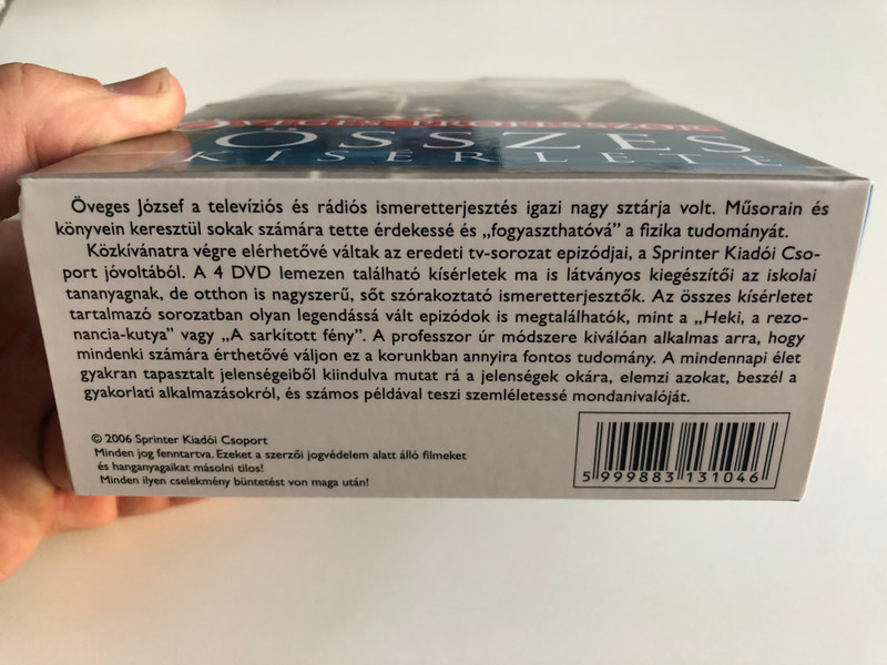 Öveges Professzor Összes Kísérlete  2006 Sprinter Kiadói Csoport  4 DVD Box Set (5999883131046)