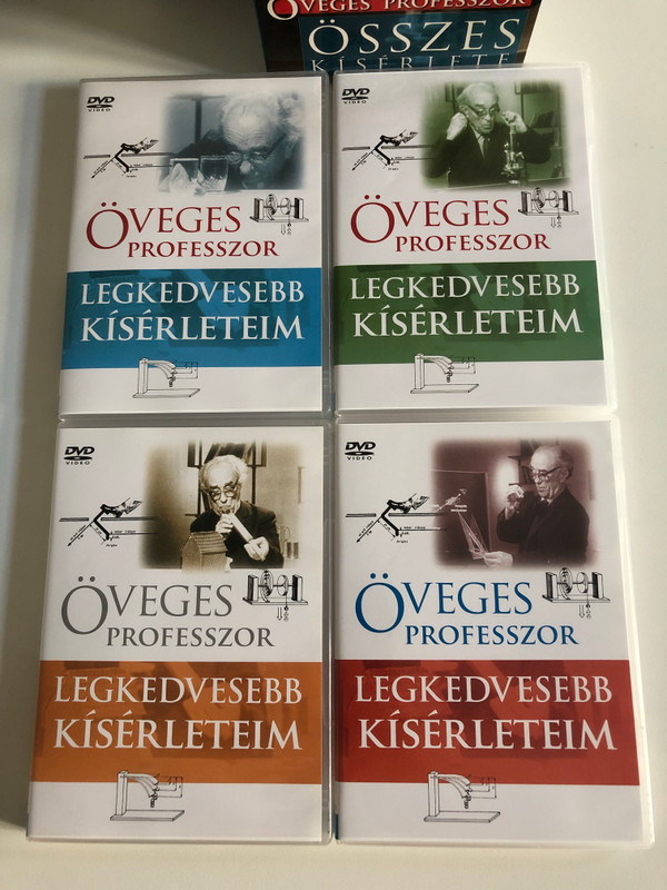Öveges Professzor Összes Kísérlete  2006 Sprinter Kiadói Csoport  4 DVD Box Set (5999883131046)