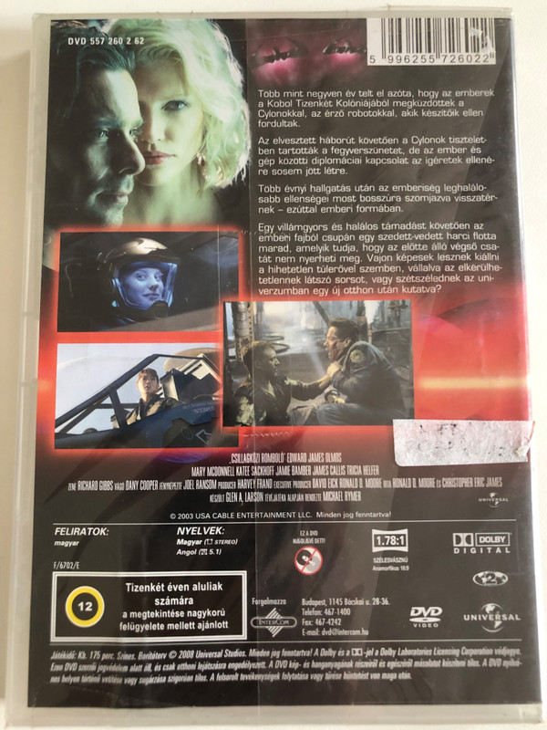 Battlestar Galactica / Csillagközi romboló - MINISOROZAT / EGY ÚJ CYLON BIRODALOM RÉME FENYEGET... / Universal / DVD Video