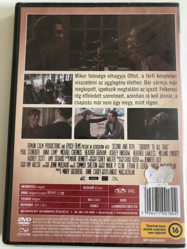 CSAKAZÉRTIS SZERELEM! - GOODBYE TO ALL THAT  Ex-Feleség A Kiszemelt Régi Szerelem Az Igazi  ADS 01804  DVD Video (5996471001804)