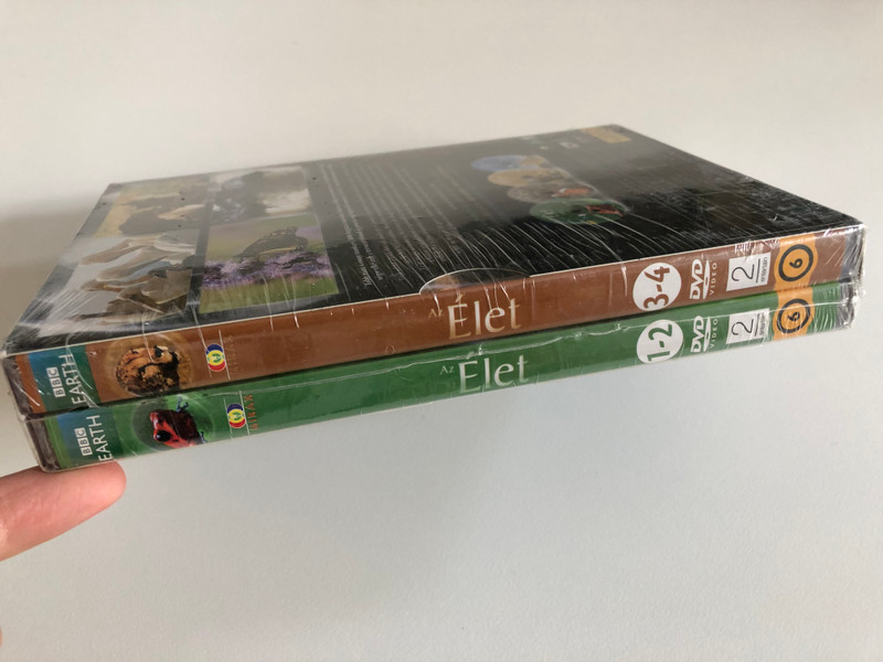 Az Élet  4 LEMEZES GYŰJTEMÉNY  DAVID ATTENBOROUGH magyar hangja VÉGVÁRI TAMÁS  BBC  4 DVDs Video Box