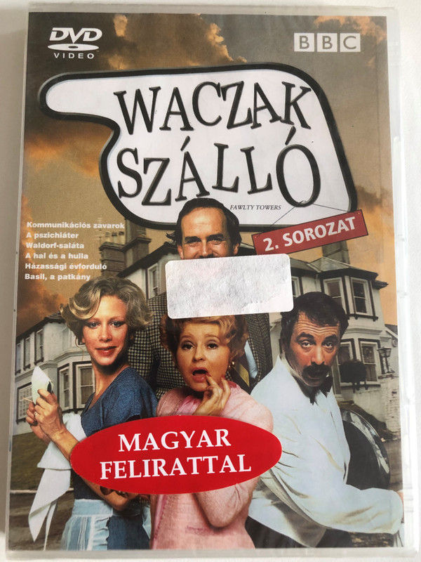 WACZAK SZÁLLÓ / 2. SOROZAT / FAWLTY TOWERS / MAGYAR FELIRATTAL / BBC / DVD Video