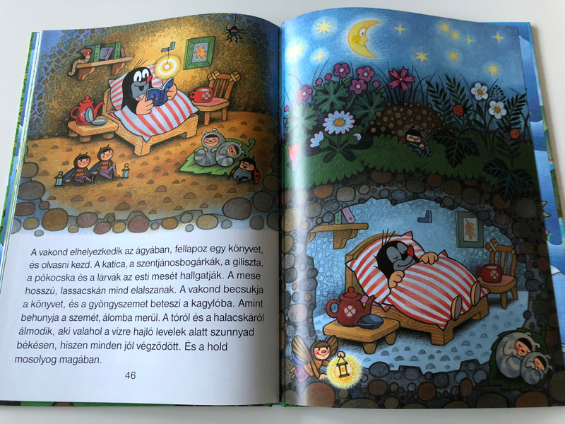A vakond és a halacska (The mole and the fish) by Katerina Miler & Zdeněk Miler / Felelős szerkesztő: Dóka Péter / MÓRA Könyvkiadó / Printing: Czech Republic
