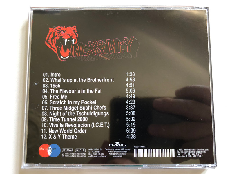 Mr.X&Mr.Y – New World Order / Electric Kingdom Audio CD 1999 / 74321678162