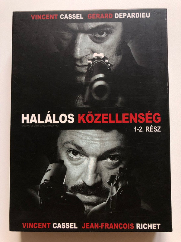 HALÁLOS KÖZELLENSÉG 1-2. RÉSZ (DEADLY PROXIMITY 1-2. PART) 2 DVD Set / VINCENT CASSEL GÉRARD DEPARDIEU / Amerikai-Francia krimi, 2008 / Studio/Producer: Ablo / DVD (5999048926098)