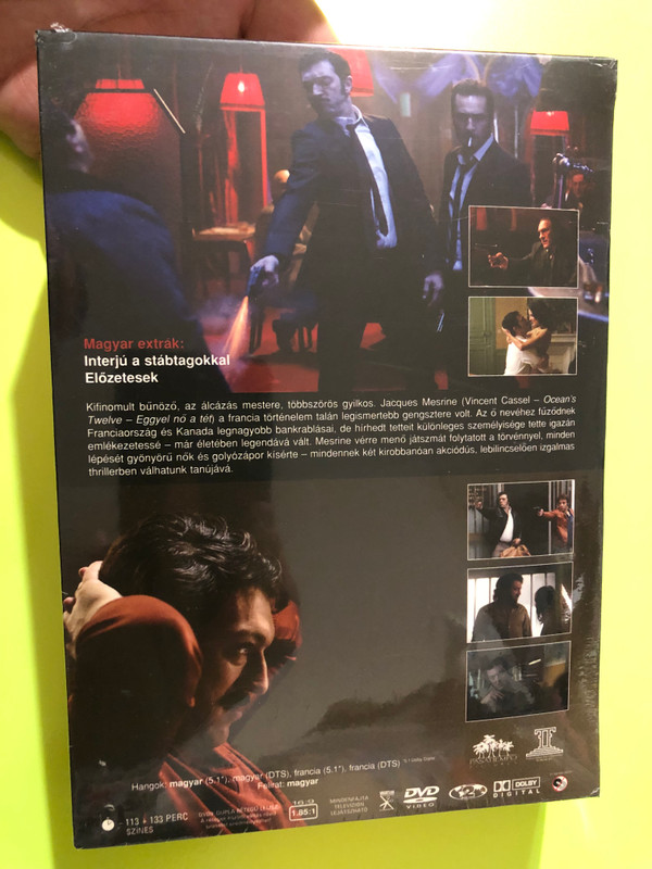 HALÁLOS KÖZELLENSÉG 1-2. RÉSZ (DEADLY PROXIMITY 1-2. PART) 2 DVD Set / VINCENT CASSEL GÉRARD DEPARDIEU 
