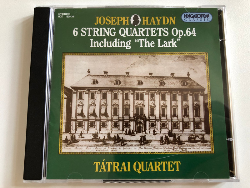 Joseph Haydn: 6 String Quartets Op. 64, Including ''The Lark'' - Tatrai Quartet / Hungaroton Classic 2x Audio CD 1995 Stereo / HCD 11838-39