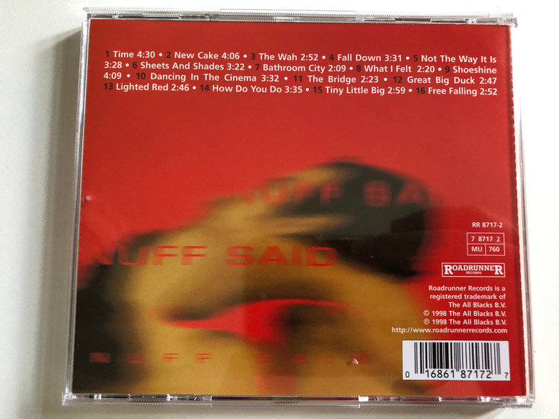 Nuff Said – Red / Roadrunner Records Audio CD 1998 / RR 8717-2